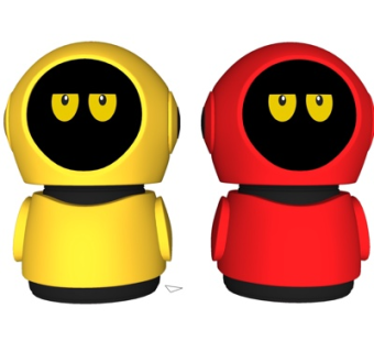 现代机器人摆件su模型