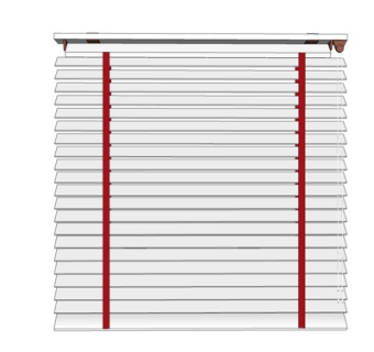 现代百叶窗窗帘su模型