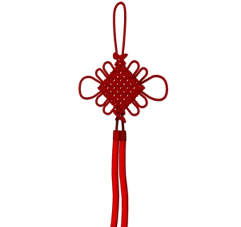 中式编织中国结挂件su模型