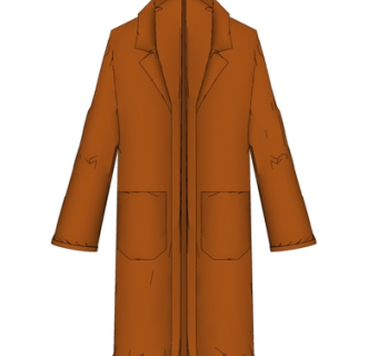 现代布艺大衣su模型