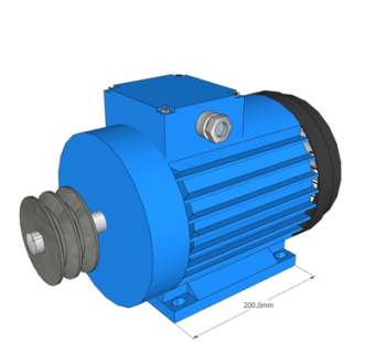 工业风金属发动机su模型