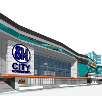 现代商场外观su模型