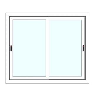 现代玻璃窗户su模型