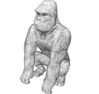 现代大猩猩雕塑su模型