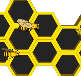 现代蜂巢蜜蜂su模型