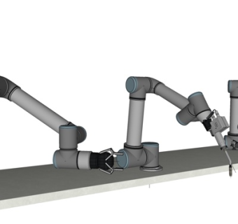 工业风金属管道su模型