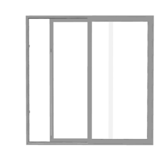 现代玻璃窗户su模型