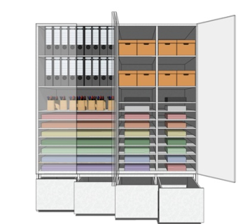 现代文件柜su模型