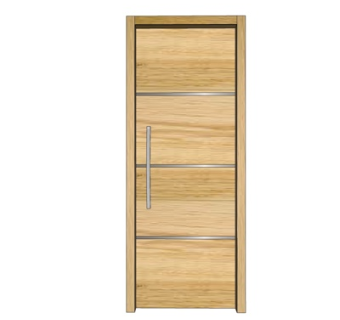 现代实木单开门su模型