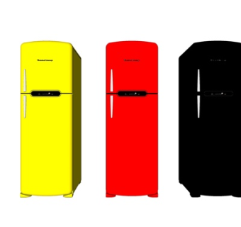 现代冰箱su模型