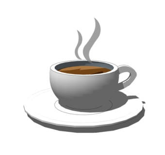 现代咖啡su模型