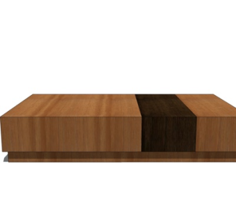 现代实木茶几su模型