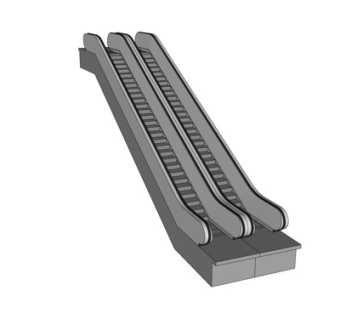 现代电梯su模型