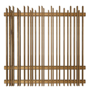 现代木质护栏su模型