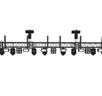 现代舞台灯su模型