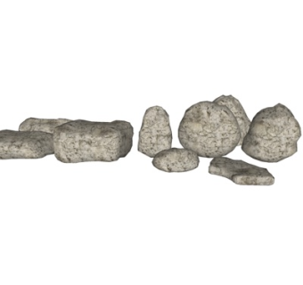 自然风石头su模型