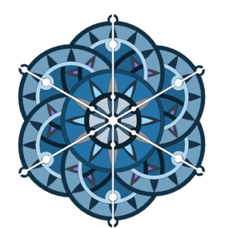 现代玻璃装饰挂件su模型