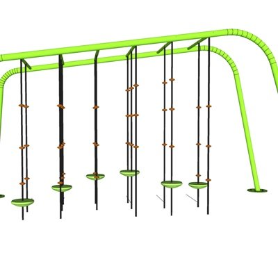 现代儿童游乐设施su模型
