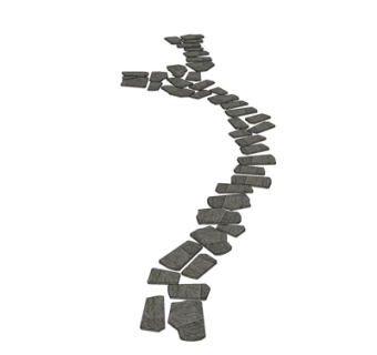 自然风路面石su模型