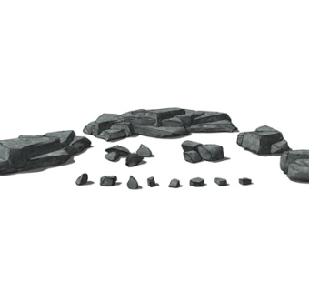 自然风石头su模型