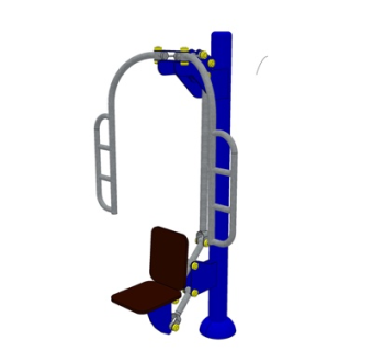 现代健身设备su模型