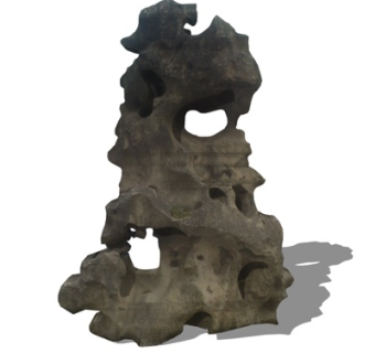 自然风太湖石su模型