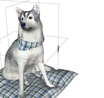 现代阿拉斯加雪橇犬su模型