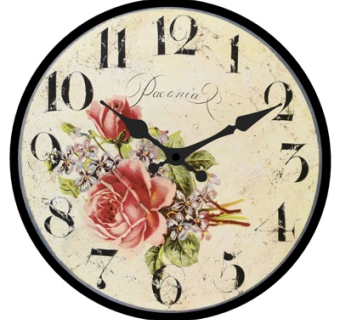 欧式金属挂钟su模型