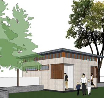 现代公厕su模型