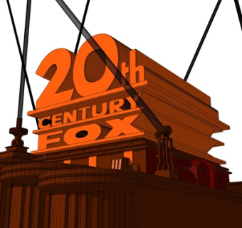 现代福克斯电影雕塑su模型