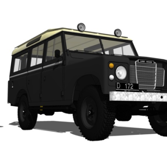 现代吉普车su模型