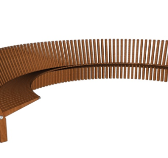 现代公用椅su模型