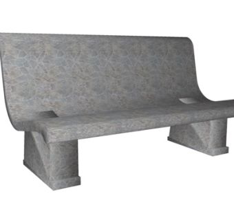 现代公用椅su模型