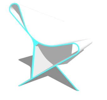 现代公用椅su模型