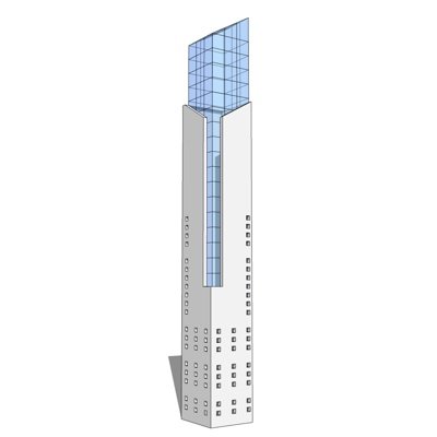 现代路灯su模型