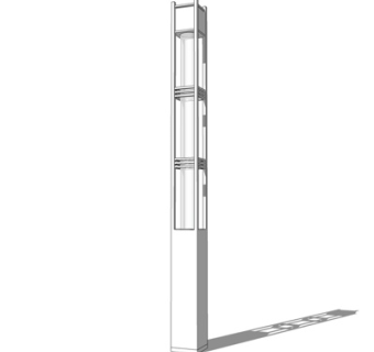 现代路灯su模型