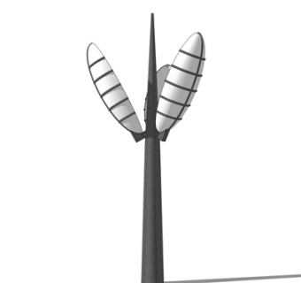 现代路灯su模型