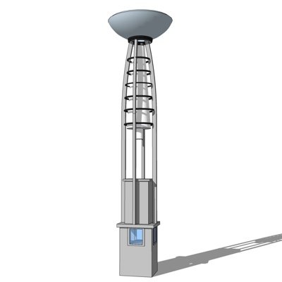 现代路灯su模型