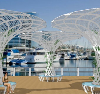 现代公用椅su模型