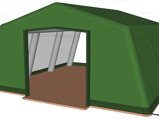 <em>现代帐篷</em>su模型