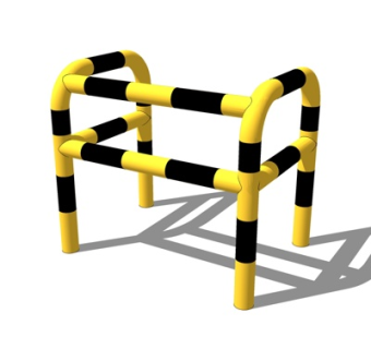 现代拦车架su模型