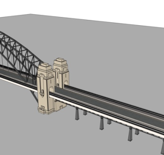 现代公路桥su模型