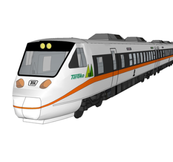 现代高速列车su模型