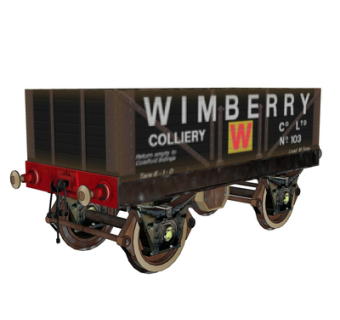 工业风火车车厢su模型