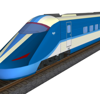 现代高速列车su模型