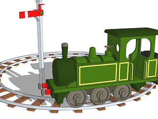 现代<em>火车玩具</em>su模型