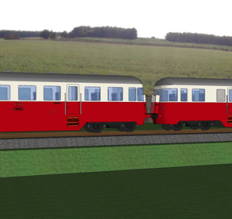 现代火车su模型