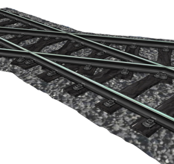 现代火车铁轨su模型