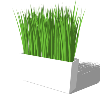 现代绿植盆栽su模型