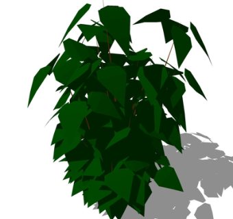 现代绿植花草su模型